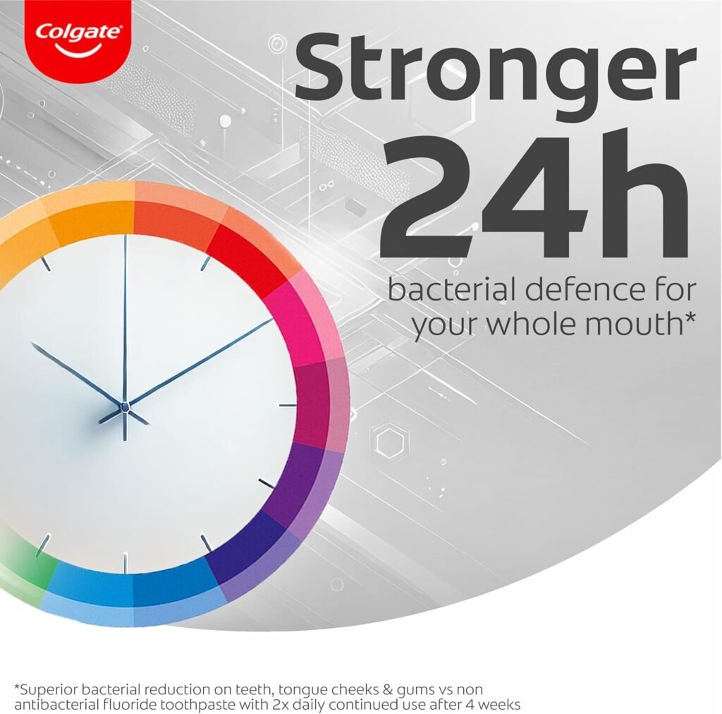 Colgate Total Original Toothpaste 4x100ml | Stronger 24-hour bacterial ...