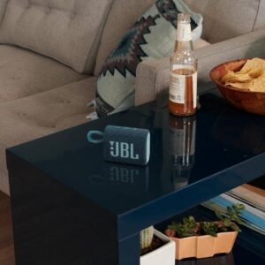 JBL GO 3 Wireless Bluetooth Portable Speaker with Integrated Loop for Travel with USB C Charging Cable